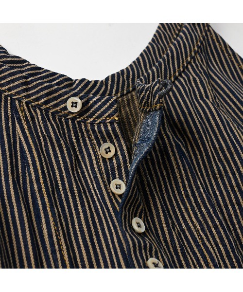 45R（フォーティファイブアール）の「大麦デニムのキャミソール（濃）（キャミソール・レディース・ブルー系その他/インディゴブルー・MEDIUM）」の9枚目の写真