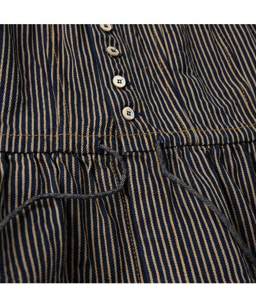 45R（フォーティファイブアール）の「大麦デニムのキャミソール（濃）（キャミソール・レディース・ブルー系その他/インディゴブルー・MEDIUM）」の10枚目の写真