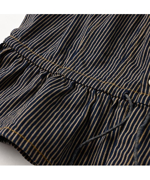 45R（フォーティファイブアール）の「大麦デニムのキャミソール（濃）（キャミソール・レディース・ブルー系その他/インディゴブルー・MEDIUM）」の11枚目の写真