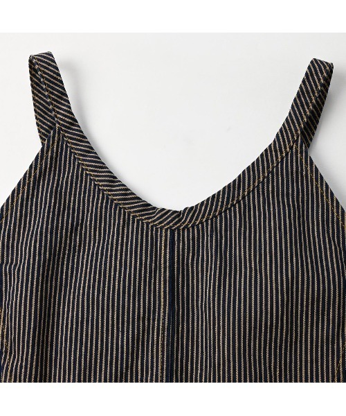 45R（フォーティファイブアール）の「大麦デニムのキャミソール（濃）（キャミソール・レディース・ブルー系その他/インディゴブルー・MEDIUM）」の12枚目の写真