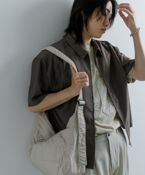 SENSE OF PLACE by URBAN RESEARCH(センスオブプレイスバイアーバンリサーチ)の「チェックフロントジップレギュラーカラーシャツ(シャツ/ブラウス・メンズ・グレー/ブラウン/ネイビー・MEDIUM/LARGE)」の2枚目の写真