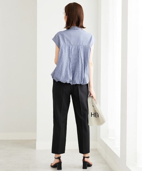 moana unminou♥新品未使用 ストライプバルーンブラウス moana 様専用