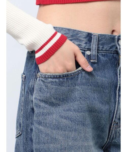 EMODA（エモダ）の「リップドワイドジーンンズ（デニムパンツ・レディース・ライトブルー/グレー・SMALL/MEDIUM）」の11枚目の写真