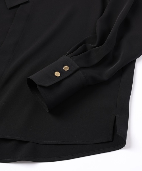 CULLNI（クルニ）の「24-AW-023B / Double Satin Bowtie Shirt（シャツ