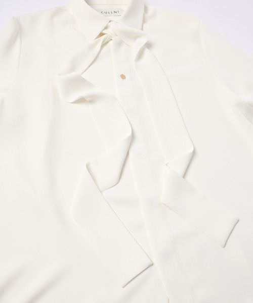 CULLNI[クルニ] シャツ サイズ:2 ホワイト/クリーム CULLNI（クルニ）の「STUDIOUS別注 ZIP SHIRTS（シャツ/ブラウス