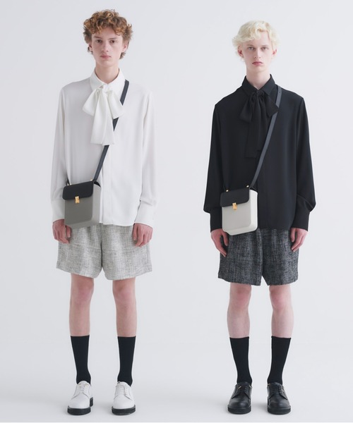 CULLNI（クルニ）の「24-AW-023B / Double Satin Bowtie Shirt（シャツ