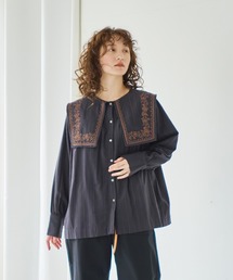 「KELEN/ケレン」2WAY刺繍デザインブラウス