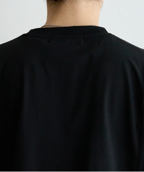 Ridingmania（ライディングマニア）の「【Ridingmania】異素材切り替えプルオーバー/オーバーTシャツ（Tシャツ/カットソー・メンズ・ブラック/グレー・FREE）」の14枚目の写真