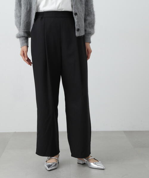 N.（N. Natural Beauty Basic）（エヌエヌナチュラルビューティーベーシック）の「◆ロングキャミ＆ワイドパンツセットアップ（セットアップ・レディース・ブラック/グレー系その他・MEDIUM）」の20枚目の写真