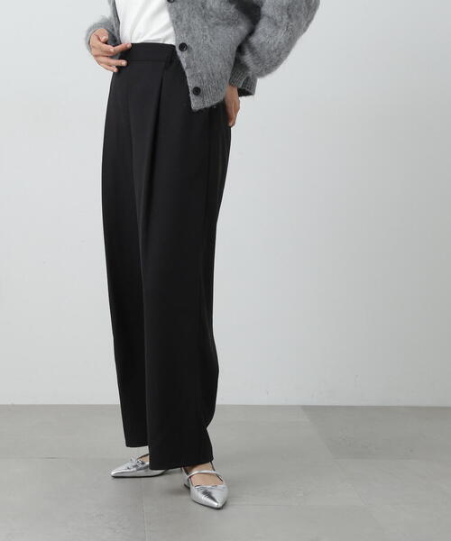 N.（N. Natural Beauty Basic）（エヌエヌナチュラルビューティーベーシック）の「◆ロングキャミ＆ワイドパンツセットアップ（セットアップ・レディース・ブラック/グレー系その他・MEDIUM）」の21枚目の写真