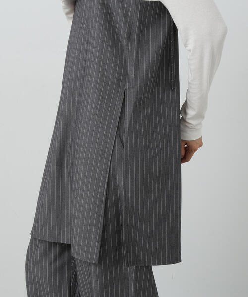 N.（N. Natural Beauty Basic）（エヌエヌナチュラルビューティーベーシック）の「◆ロングキャミ＆ワイドパンツセットアップ（セットアップ・レディース・ブラック/グレー系その他・MEDIUM）」の10枚目の写真