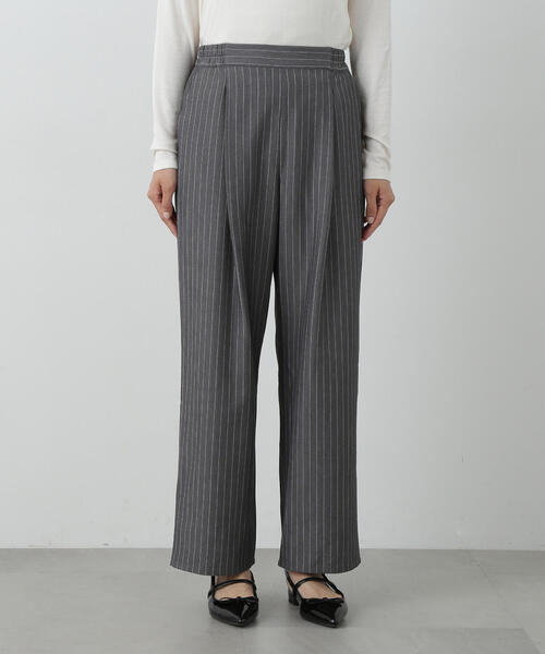 N.（N. Natural Beauty Basic）（エヌエヌナチュラルビューティーベーシック）の「◆ロングキャミ＆ワイドパンツセットアップ（セットアップ・レディース・ブラック/グレー系その他・MEDIUM）」の11枚目の写真