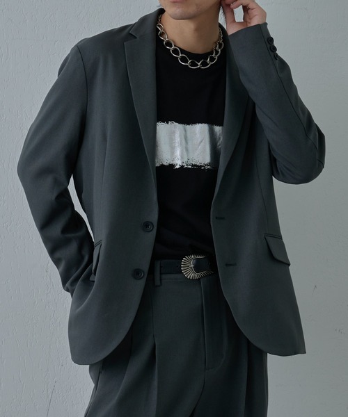 COLONY 2139（コロニートゥーワンスリーナイン）の「ウォッシャブルケアテーラードジャケット（テーラードジャケット・メンズ・グレー/ブラック・LARGE/MEDIUM）」の10枚目の写真