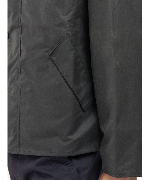 Barbour（バブアー）の「【TRANSPORT / トランスポート】ワックス ショート ジャケット（ブルゾン・メンズ・グレー/グリーン/ブラック・32/34/36/38/40/42/44）」の21枚目の写真