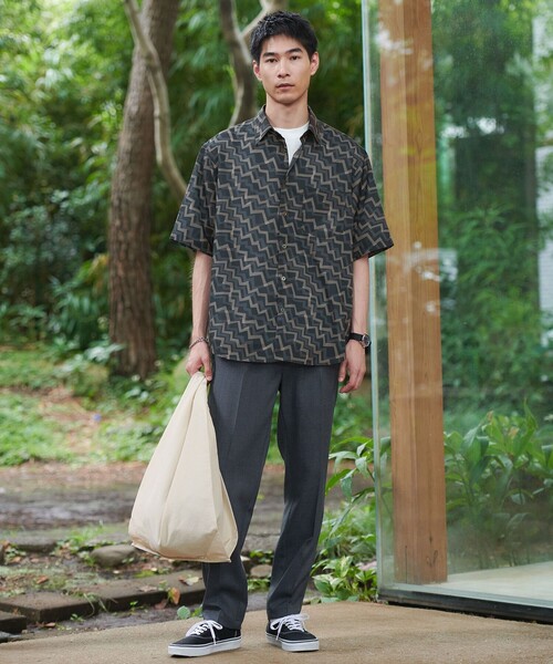 green label relaxing（グリーンレーベルリラクシング）の「LISA RYDELL ジャストルーズ シャツ（シャツ/ブラウス・メンズ・オレンジ/ダークグレー/ネイビー・L/M/S/XL）」の14枚目の写真