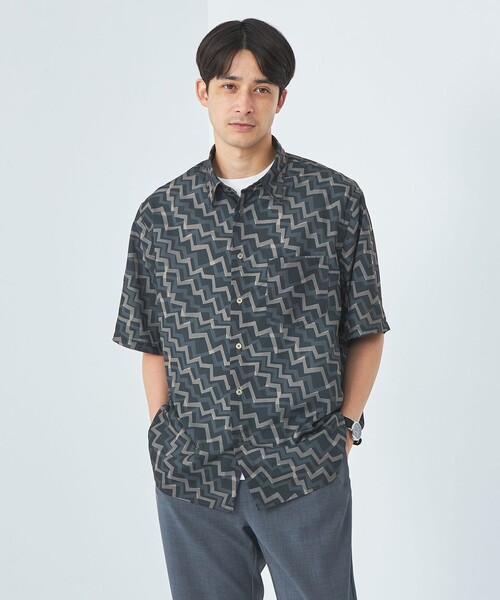 green label relaxing（グリーンレーベルリラクシング）の「LISA RYDELL ジャストルーズ シャツ（シャツ/ブラウス・メンズ・オレンジ/ダークグレー/ネイビー・L/M/S/XL）」の13枚目の写真