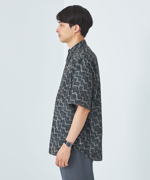 green label relaxing（グリーンレーベルリラクシング）の「LISA RYDELL ジャストルーズ シャツ（シャツ/ブラウス・メンズ・オレンジ/ダークグレー/ネイビー・L/M/S/XL）」の8枚目の写真