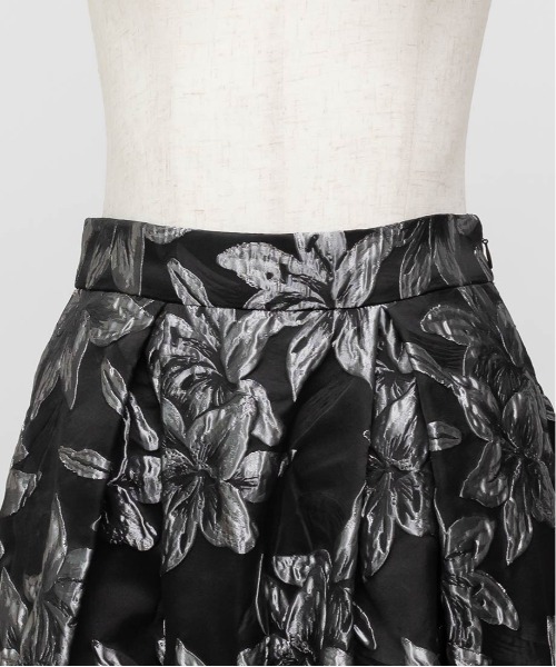 RANDA（ランダ）の「フラワージャガードフレアスカート（スカート・レディース・ブラック/グレー/ホワイト・0/1）」の22枚目の写真