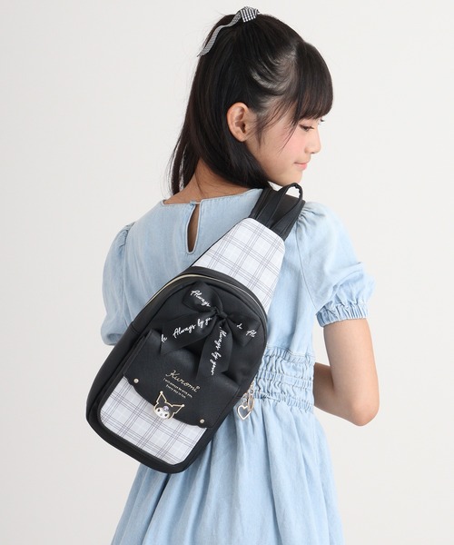 サンリオ】 合皮 リボンチャーム キャラクターフェイスプレート