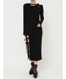 EATME | ダブルリボンリブワンピース(ワンピース)