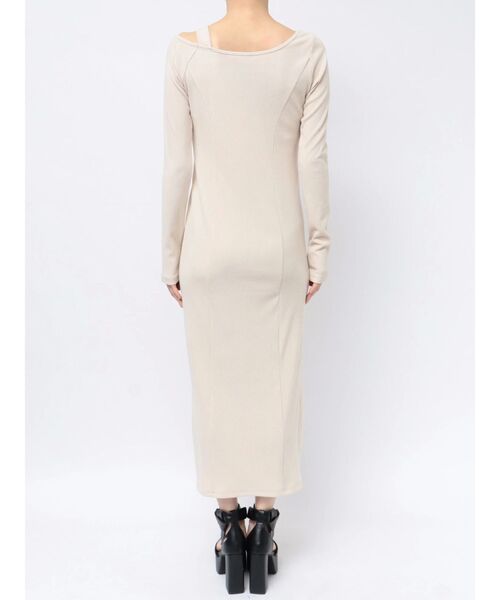 EATME（イートミー）の「ダブルリボンリブワンピース（ワンピース・レディース・アイボリー/ブラック/ネイビー・FREE）」の14枚目の写真