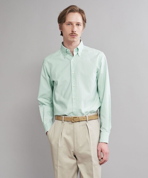 SOVEREIGN(ソブリン)の「<SOVEREIGN> オックスフォード ボタンダウンシャツ(シャツ/ブラウス・メンズ・ターコイズブルー/ライム・S/M)」の1枚目の写真