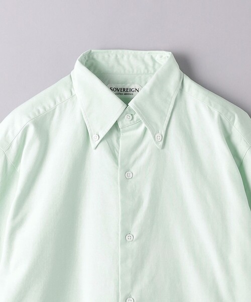 SOVEREIGN(ソブリン)の「<SOVEREIGN> オックスフォード ボタンダウンシャツ(シャツ/ブラウス・メンズ・ターコイズブルー/ライム・S/M)」の4枚目の写真