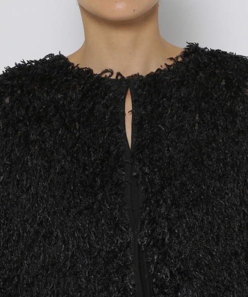 LOWRYS FARM（ローリーズファーム）の「フェザー２ＷＡＹカーディガン　136581（カーディガン/ボレロ・レディース・アイボリー/ブラック/グレー・LONG/SHORT）」の18枚目の写真