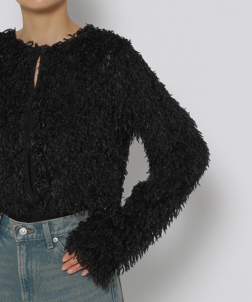 MAO°・*:ページ セール】フェザー2WAYカーディガン 136581（カーディガン/ボレロ