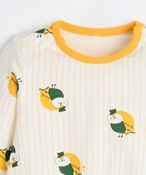 monlapinロンパース ハート刺繍ロンパース（ロンパース・カバーオール(ベビー