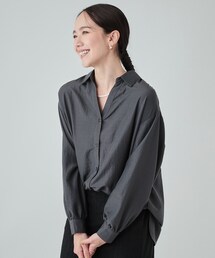 DRESKIP | 【無理せずキレイ】私の魅力を引きだす バックレースアップブラウス(シャツ/ブラウス)