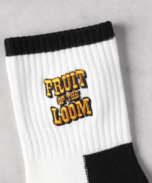 Right-on(ライトオン)の「【FRUIT OF THE LOOM】3足セット ロゴソックス(ソックス/靴下・キッズ・ホワイト×イエロー・21cm~23cm/23cm~25cm)」の7枚目の写真