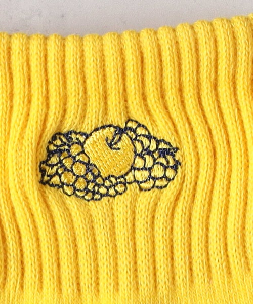 Right-on(ライトオン)の「【FRUIT OF THE LOOM】3足セット ロゴソックス(ソックス/靴下・キッズ・ホワイト×イエロー・21cm~23cm/23cm~25cm)」の5枚目の写真