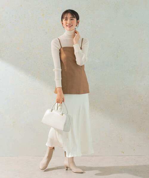 URBAN RESEARCH ROSSO WOMEN（アーバンリサーチ　ロッソ）の「キャミソールベアビスチェ（キャミソール・レディース・チェック/ブラウン・FREE）」の5枚目の写真