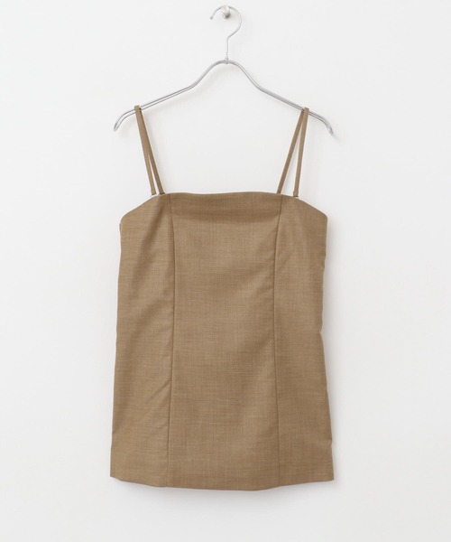 URBAN RESEARCH ROSSO WOMEN（アーバンリサーチ　ロッソ）の「キャミソールベアビスチェ（キャミソール・レディース・チェック/ブラウン・FREE）」の14枚目の写真