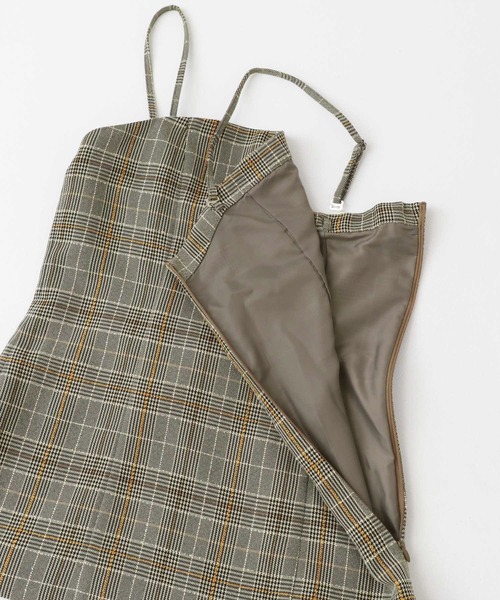 URBAN RESEARCH ROSSO WOMEN（アーバンリサーチ　ロッソ）の「キャミソールベアビスチェ（キャミソール・レディース・チェック/ブラウン・FREE）」の16枚目の写真