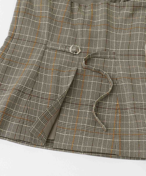 URBAN RESEARCH ROSSO WOMEN（アーバンリサーチ　ロッソ）の「キャミソールベアビスチェ（キャミソール・レディース・チェック/ブラウン・FREE）」の18枚目の写真