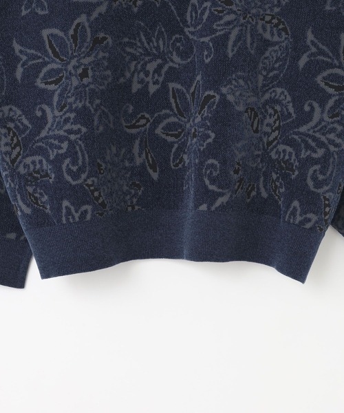 LOWRYS FARM(ローリーズファーム)の「モールジャガードハーフZIP 132985(ニット/セーター・メンズ・グレー/ネイビー・MEDIUM/LARGE)」の14枚目の写真