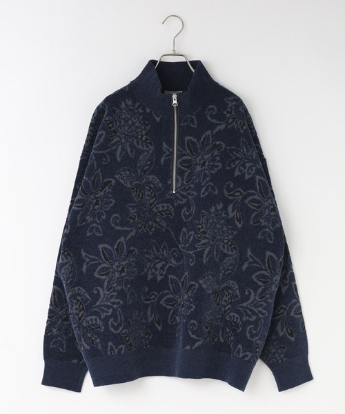 LOWRYS FARM(ローリーズファーム)の「モールジャガードハーフZIP 132985(ニット/セーター・メンズ・グレー/ネイビー・MEDIUM/LARGE)」の20枚目の写真
