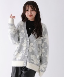 repipi armario（レピピ アルマリオ）の「【洗えるニット】FLOWERシャギーカーディガン（カーディガン/ボレロ・キッズ）」