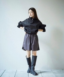 TODAYFUL（トゥデイフル）の「Sheer Drawstring Pullover（T