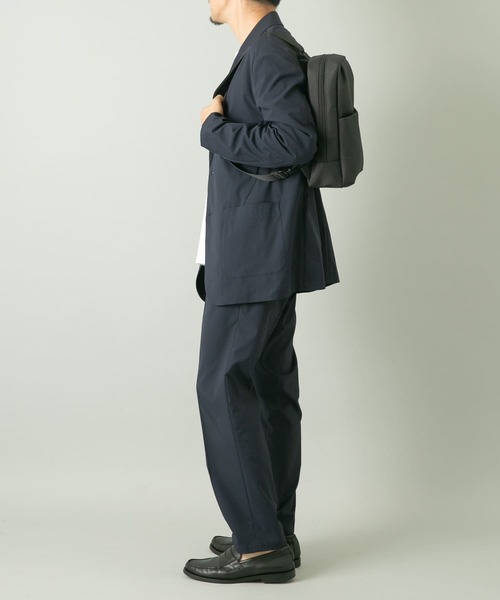 RODE SKO（ロデスコ）の「撥水タックスクエアボディバッグ（ショルダーバッグ・メンズ・ブラック/チャコールグレー・ONE）」の12枚目の写真