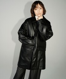 RBS / フェイクレザー ハーフ コート