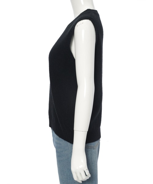 クルーネックニットベスト（ベスト）｜Edit Sheen（エディットシーン