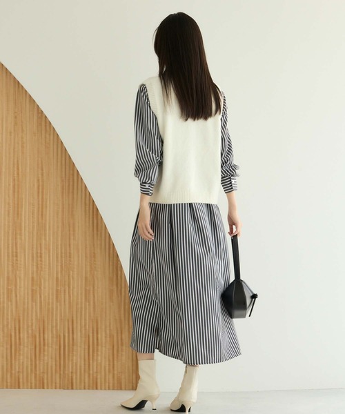 クルーネックニットベスト（ベスト）｜Edit Sheen（エディット