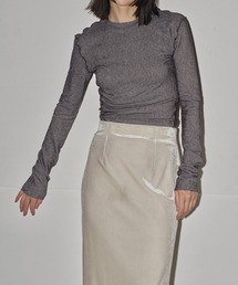 TODAYFUL | 【TODAYFUL/トゥデイフル】Compact Rib Tops/コンパクトリブトップス(Tシャツ/カットソー)