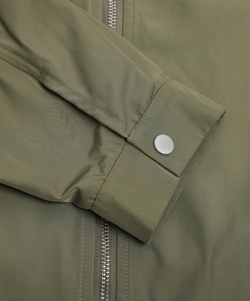 La-gemme（ラジェム）の「ノーカラーブルゾン（ブルゾン・レディース・ブラック/ベージュ/カーキ・フリー）」の9枚目の写真