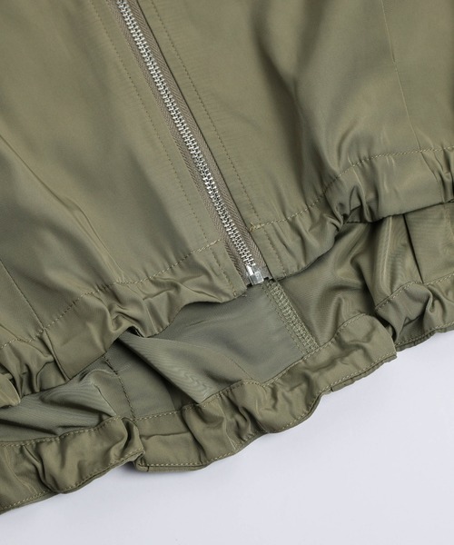 La-gemme（ラジェム）の「ノーカラーブルゾン（ブルゾン・レディース・ブラック/ベージュ/カーキ・フリー）」の15枚目の写真