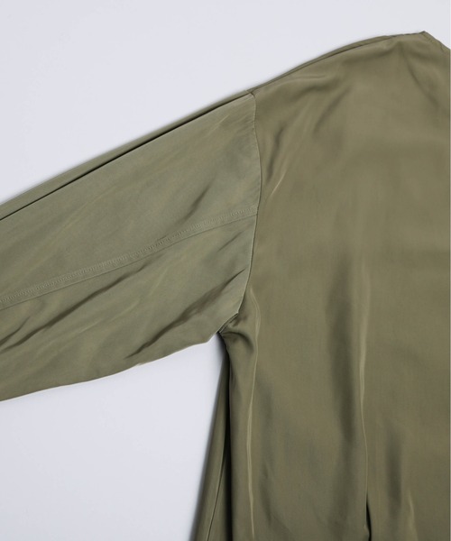 La-gemme（ラジェム）の「ノーカラーブルゾン（ブルゾン・レディース・ブラック/ベージュ/カーキ・フリー）」の17枚目の写真