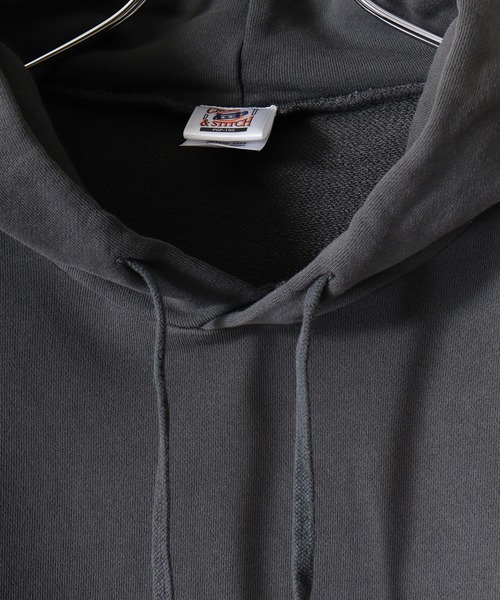 CROSS & STITCH（クロスステッチ）の「CROSS&STITCH ﾋﾟｸﾞﾒﾝﾄP/Oﾊﾟｰｶｰ（パーカー・メンズ・ブラック/ナチュラル/ネイビー・M/L/XL/XXL）」の5枚目の写真
